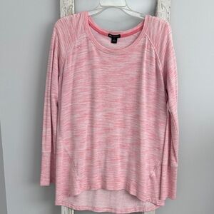 Champion Pink Marled Long-Sleeve Women’s Top